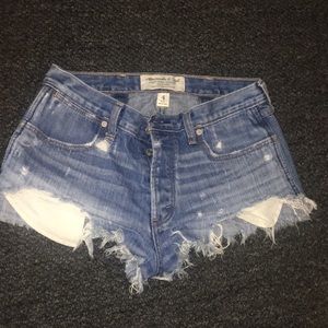 Abercrombie and Fitch High Rise Shorts